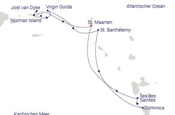 Route SEA CLOUD II