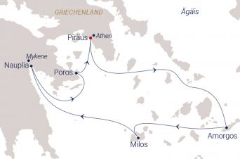 Route SEA CLOUD II