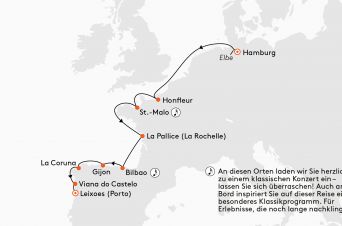 Route HANSEATIC spirit