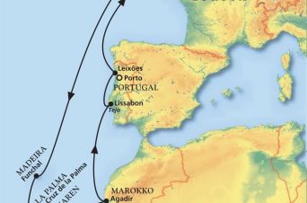 Route MS Amadea