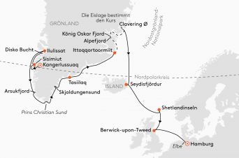 Route HANSEATIC spirit