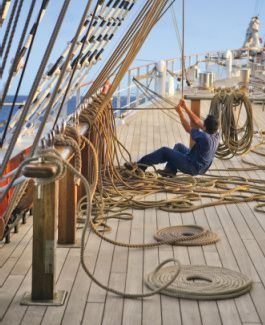 Herzlich Willkommen an Bord der SEA CLOUD II