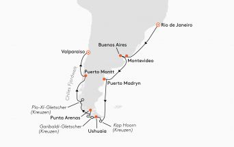 Route MS EUROPA