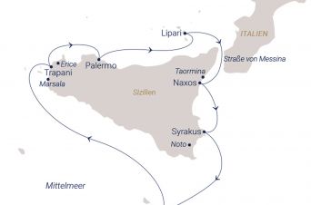 Route SEA CLOUD II