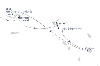 Route SEA CLOUD II
