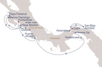 Route SEA CLOUD SPIRIT