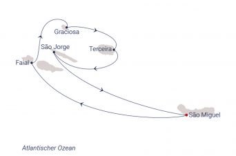 Route SEA CLOUD SPIRIT