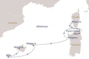 Route SEA CLOUD SPIRIT