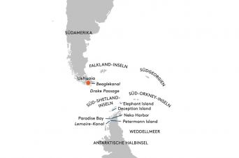 Route HANSEATIC spirit