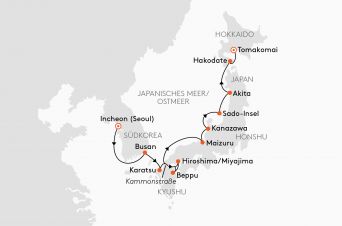 Route HANSEATIC spirit