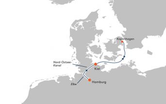 Route MS EUROPA 2