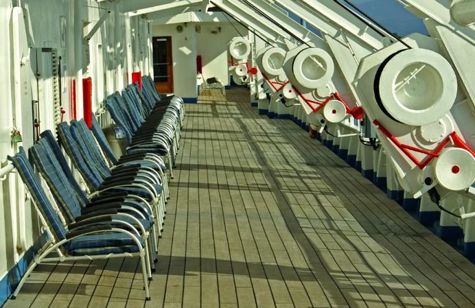 MS Delphin - auf Deck