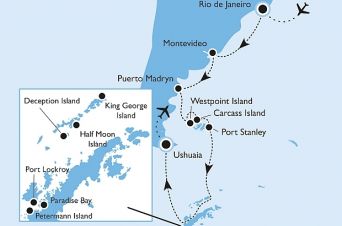 Route MS Delphin 03.01-20.01.2015