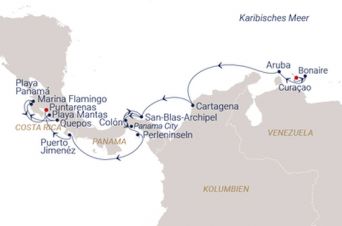 Route SEA CLOUD SPIRIT