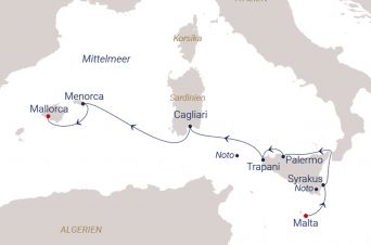 Route SEA CLOUD SPIRIT