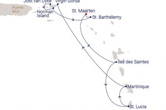 Route SEA CLOUD II