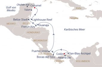 Route SEA CLOUD SPIRIT