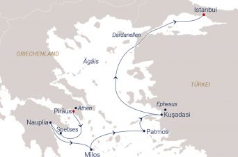 Route SEA CLOUD II