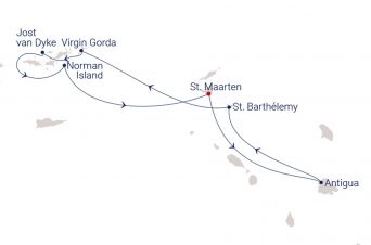 Route SEA CLOUD SPIRIT