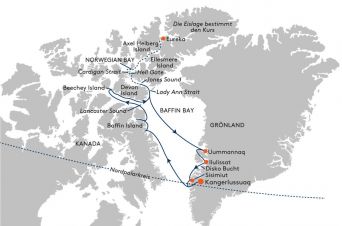 Route HANSEATIC spirit