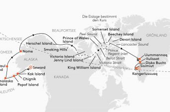 Route HANSEATIC spirit