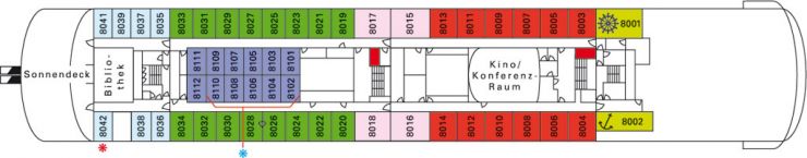 MS Deutschland Deck 8