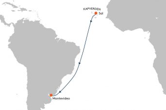 Route MS BREMEN