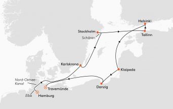 Route MS EUROPA