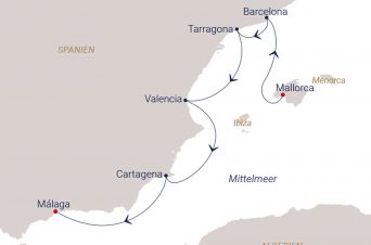 Route SEA CLOUD SPIRIT