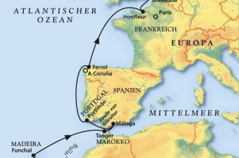 Route MS Amadea