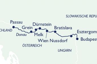 Route: Donau-Metropolen
