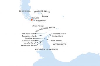 Route MS BREMEN