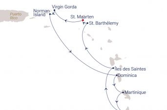 Route SEA CLOUD SPIRIT