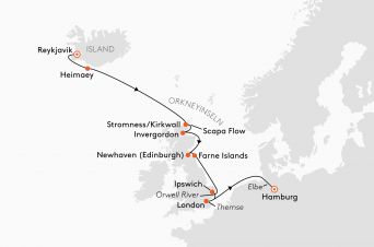 Route HANSEATIC spirit