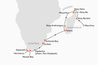 Route HANSEATIC spirit