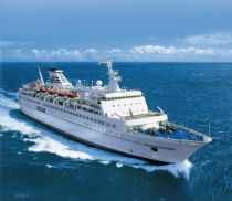 MS Delphin in voller Fahrt