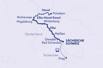 Route: Auf der Elbe unterwegs