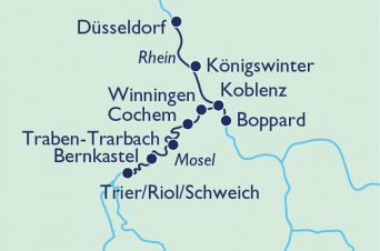 Route: Moselglück und Rheinzauber