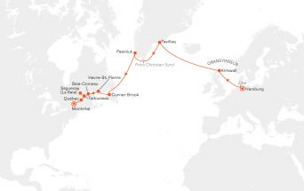 Route MS EUROPA