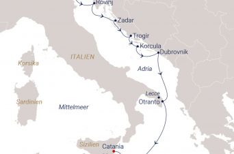 Route SEA CLOUD II