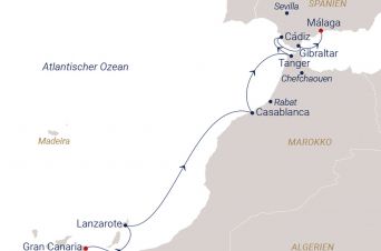 Route SEA CLOUD SPIRIT