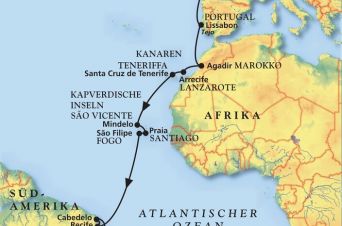 Route MS Amadea