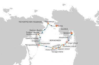 Route MS BREMEN