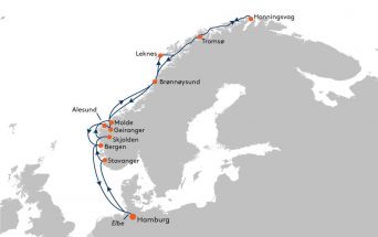 Route MS EUROPA 2