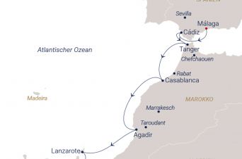 Route SEA CLOUD SPIRIT