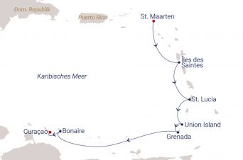 Route SEA CLOUD SPIRIT