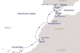 Route SEA CLOUD II