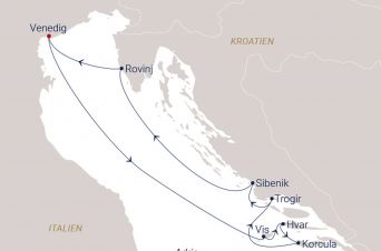 Route SEA CLOUD II