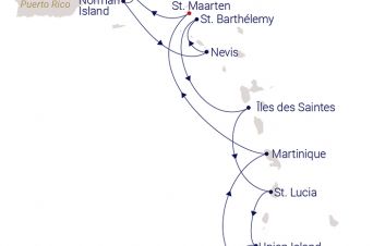 Route SEA CLOUD SPIRIT