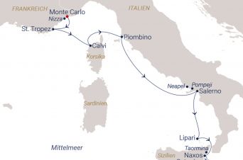 Route SEA CLOUD SPIRIT